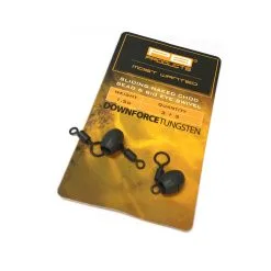 PB Products Downforce Tungsten Sliding Naked Chod Bead & Ring Swivel Maat 11