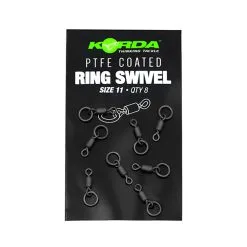 Korda PTFE Coated Ring Swivel Size 11