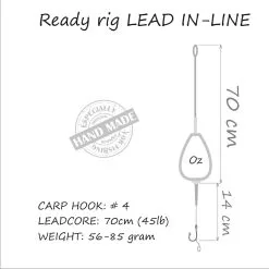 Orange Inline Carp Rig Lead Inline -Goedkope Aas winkel 09f256ff8d4e4ac98cbdbc3f4a900867