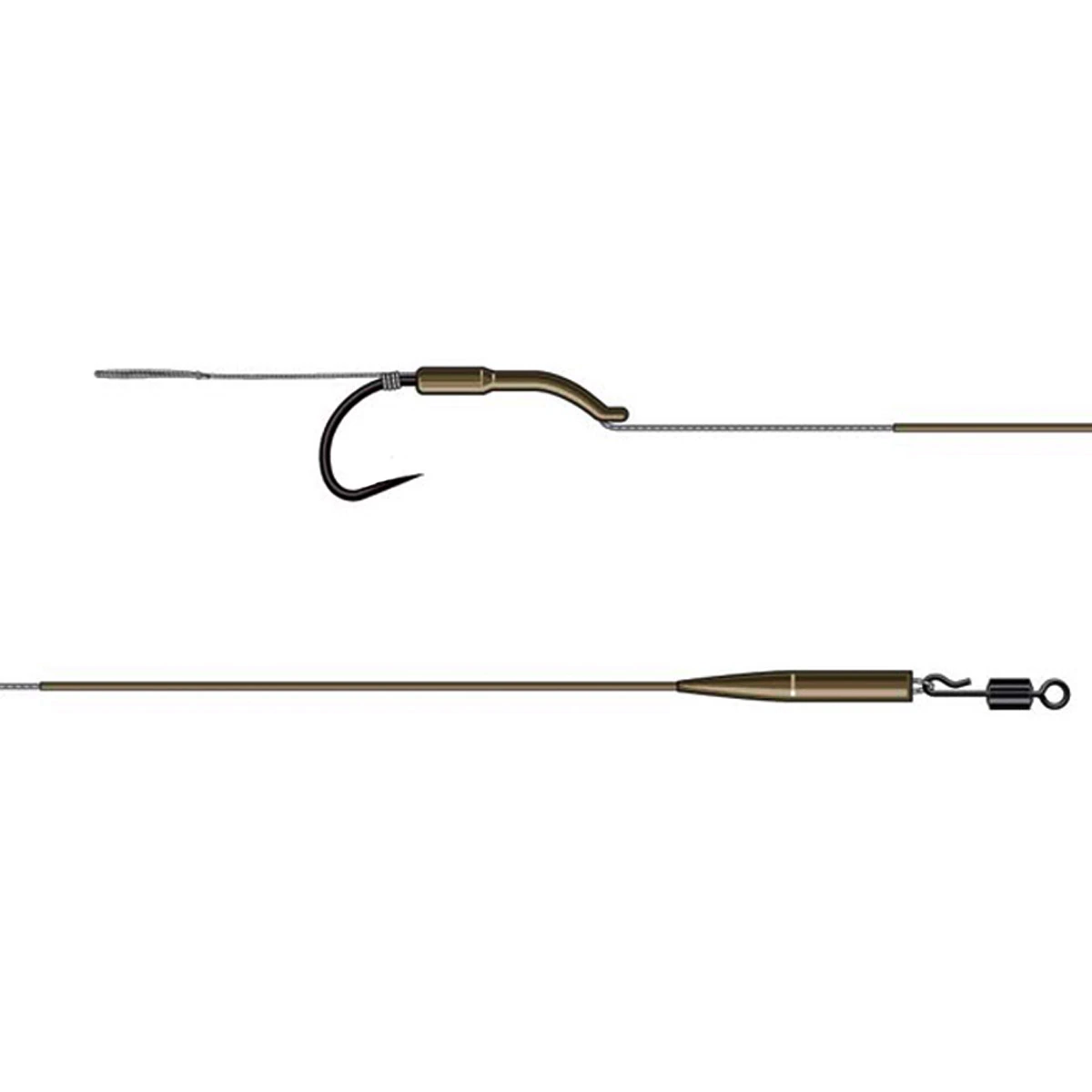 PB Products Combi Rig Soft Coated Barbless 2 PB Products Combi Rig Soft Coated Barbless - Afbeelding 2