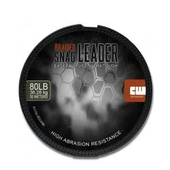 Carp Whisperer - Braided Snag Leader - 80 Lb -Goedkope Aas winkel 29bd6b09c1114d4581bb875c958b9dd1