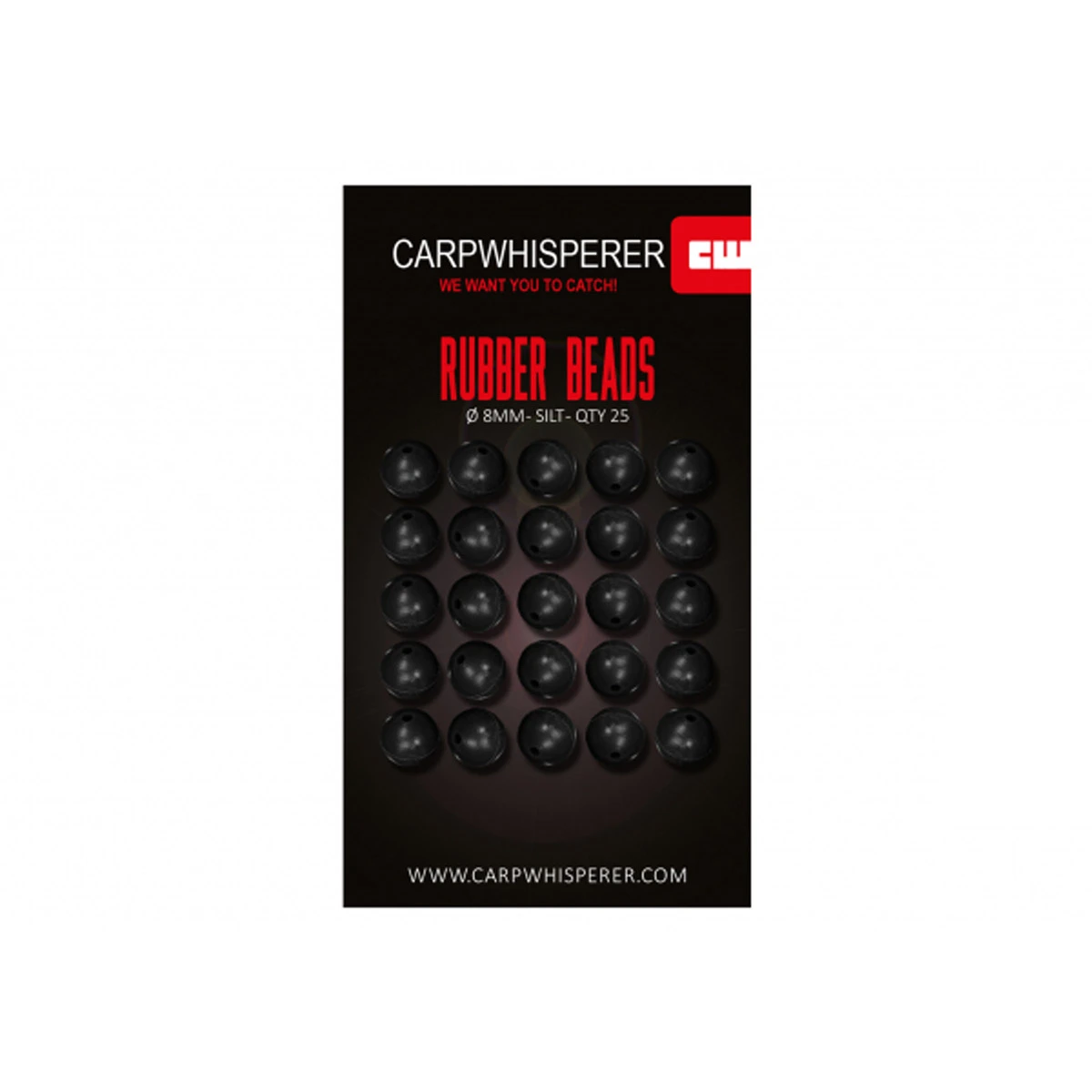 Carp Whisperer - Rubber Bead 6 Mm - Size 6 1 Carp Whisperer - Rubber Bead 6 Mm - Size 6