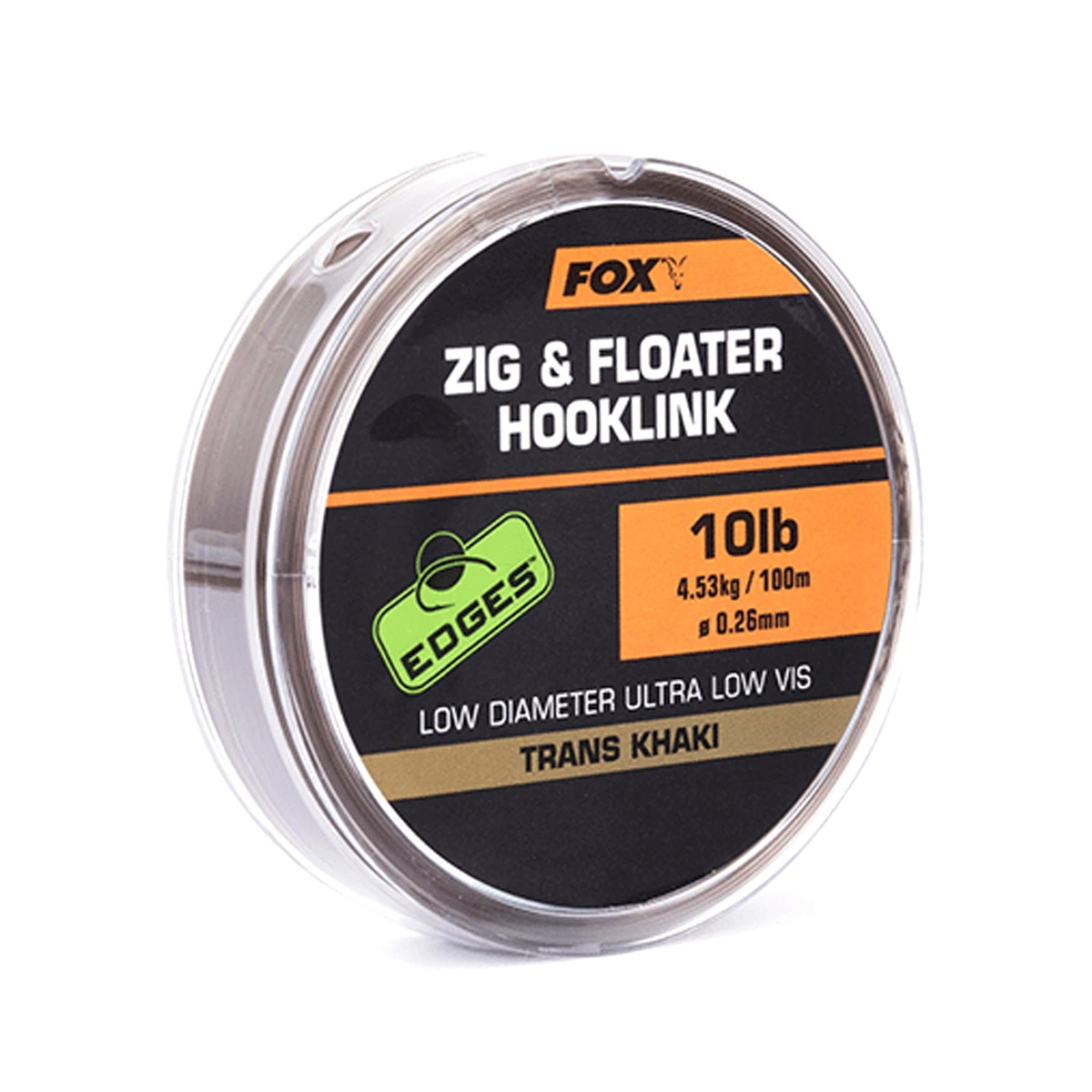 Fox Edges Zig & Floater Hooklink Trans Khaki 2 Fox Edges Zig & Floater Hooklink Trans Khaki - Afbeelding 2