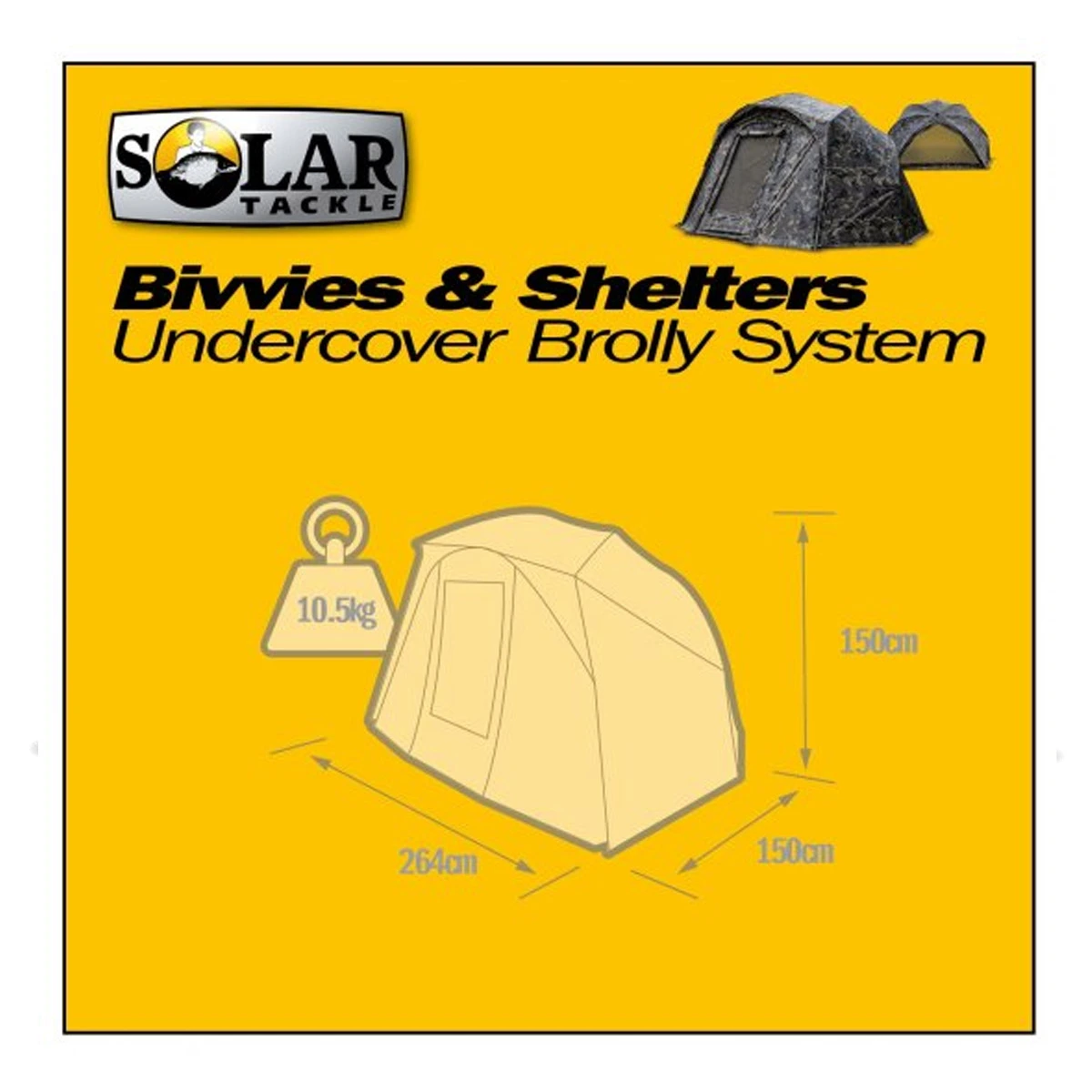 Solar Undercover Camo Brolly System 3 Solar Undercover Camo Brolly System - Afbeelding 3