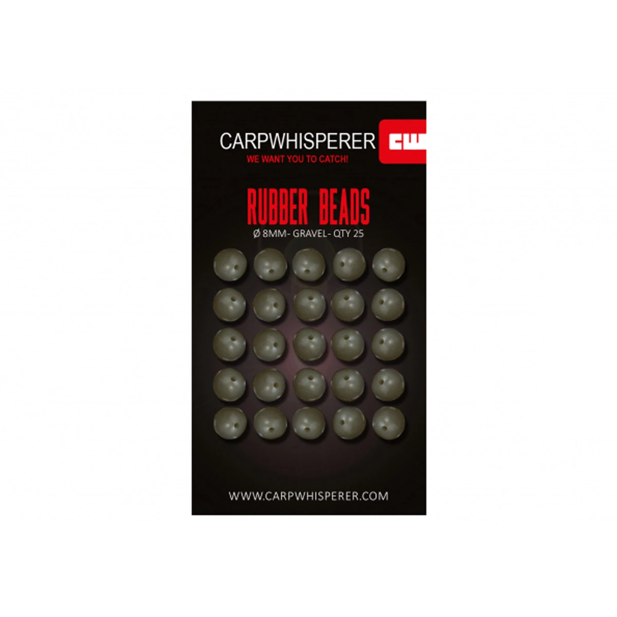 Carp Whisperer - Rubber Bead 6 Mm - Size 6 2 Carp Whisperer - Rubber Bead 6 Mm - Size 6 - Afbeelding 2