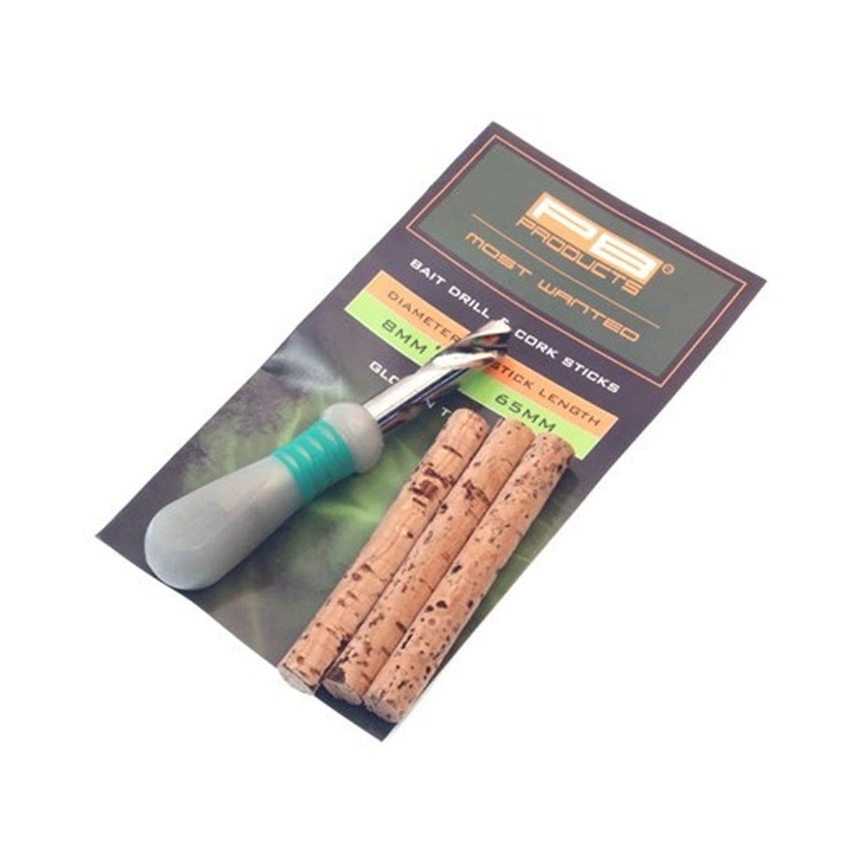 PB Products Bait Drill 8mm + Cork Sticks 3pcs 1 PB Products Bait Drill 8mm + Cork Sticks 3pcs