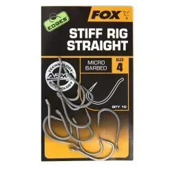 Fox EDGES™ Stiff Rig Straight Hooks 6 Fox EDGES™ Stiff Rig Straight Hooks -Goedkope Aas winkel 61dc0f5dc04443759dd1e919ebf60518
