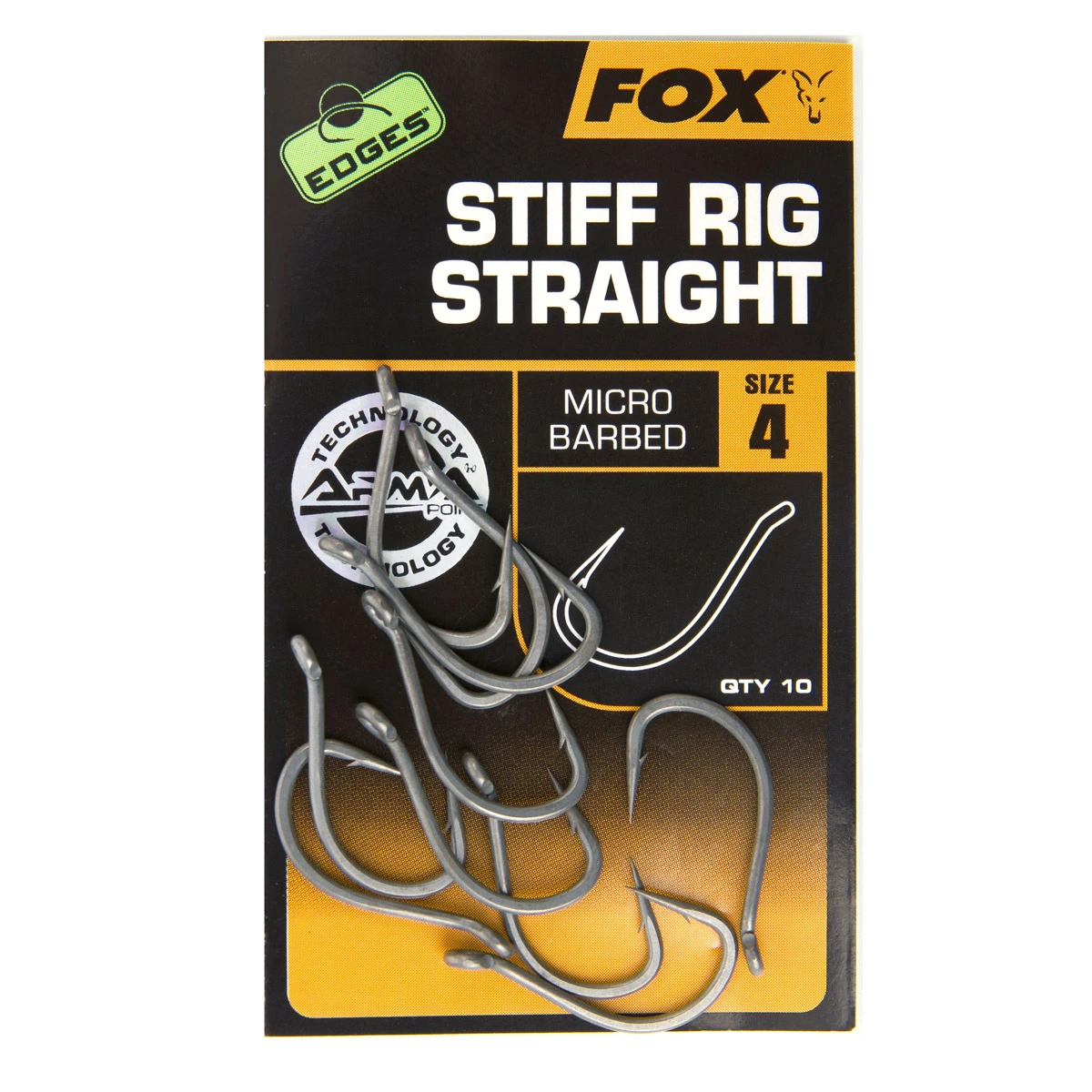 Fox EDGES™ Stiff Rig Straight Hooks 3 Fox EDGES™ Stiff Rig Straight Hooks - Afbeelding 3
