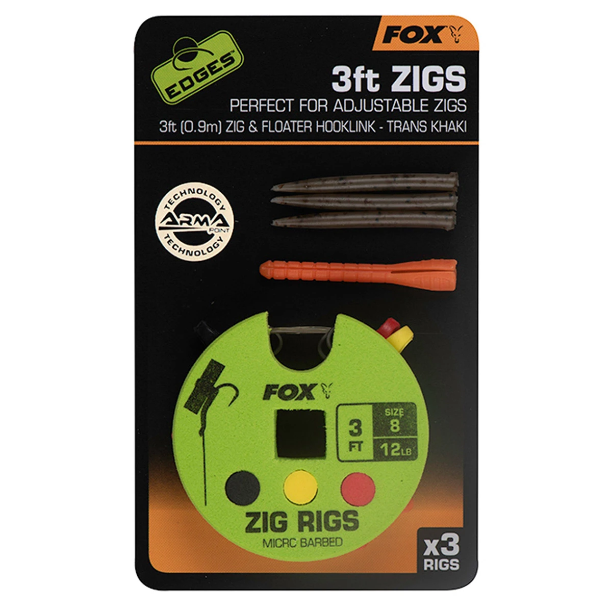 Fox Edges Zig Rigs 0,9 Meter 1 Fox Edges Zig Rigs 0,9 Meter