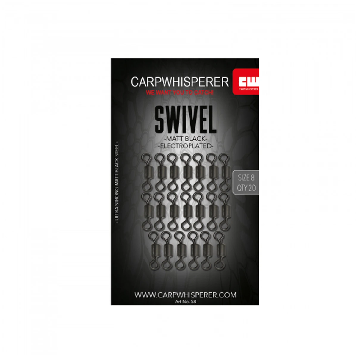 Carp Whisperer - Swivel Size 8 1 Carp Whisperer - Swivel Size 8
