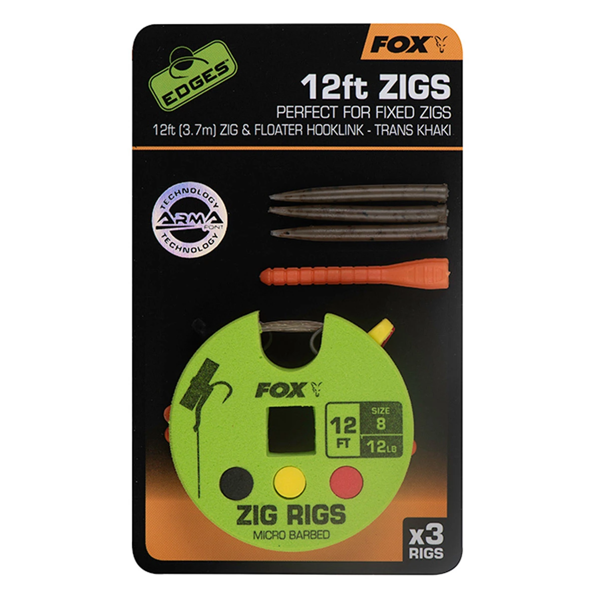 Fox Edges Zig Rigs 3,7 Meter 1 Fox Edges Zig Rigs 3,7 Meter